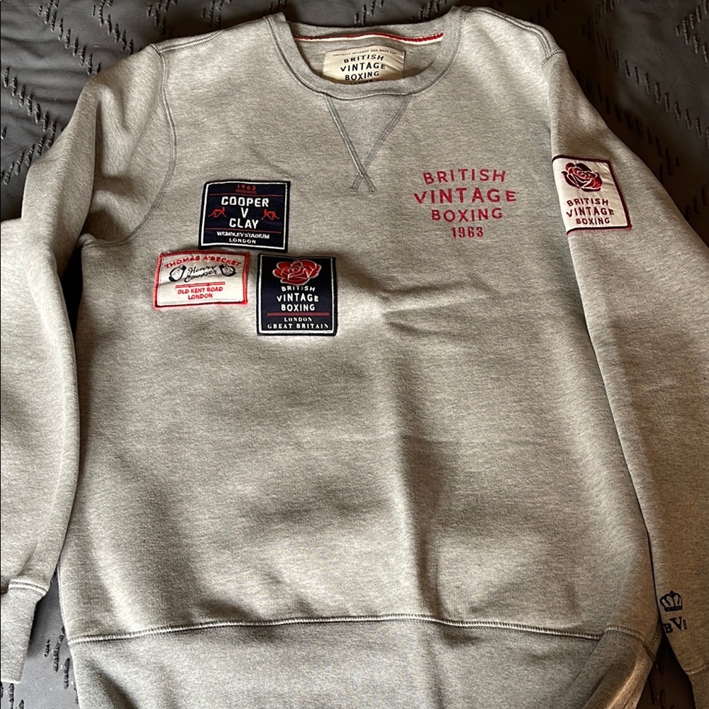 British Vintage Boxing Boxers Battalion crewneck sweatshirt